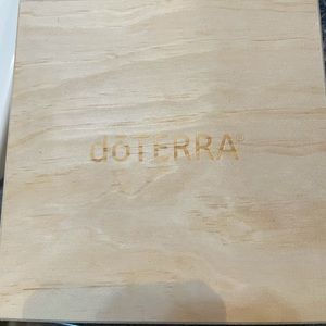 Doterra wooden box and Oils